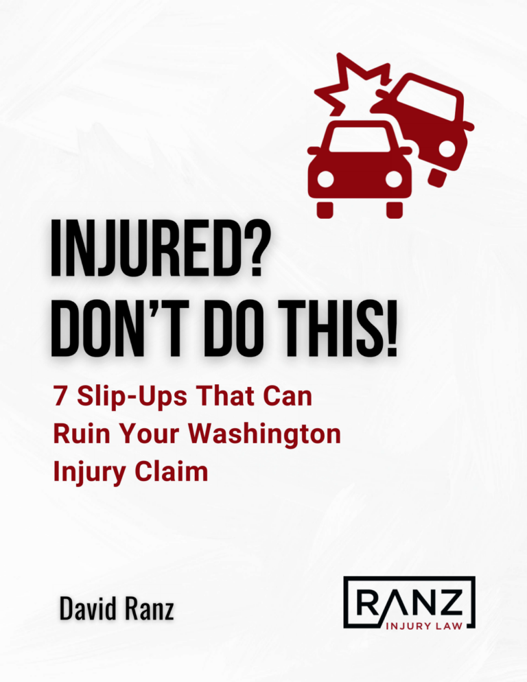 Book cover: Injured? Don't Do This!